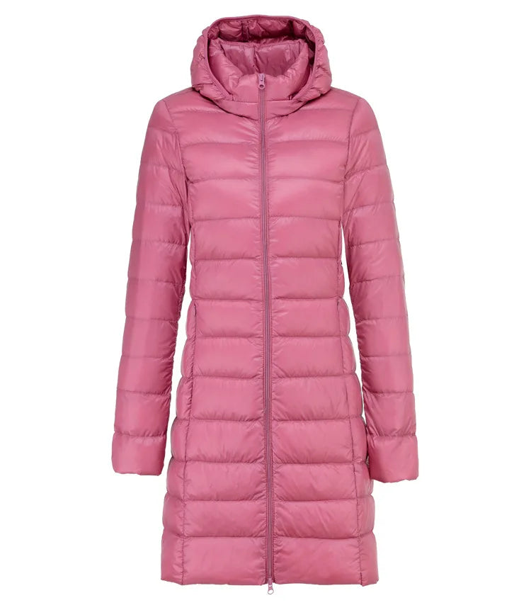 Arlithra™ | Chaqueta larga de plumón ligero