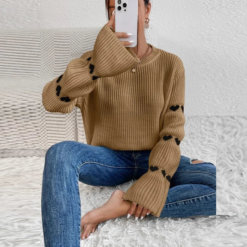 Jersey Palma | Jersey Casual de Punto Corazón
