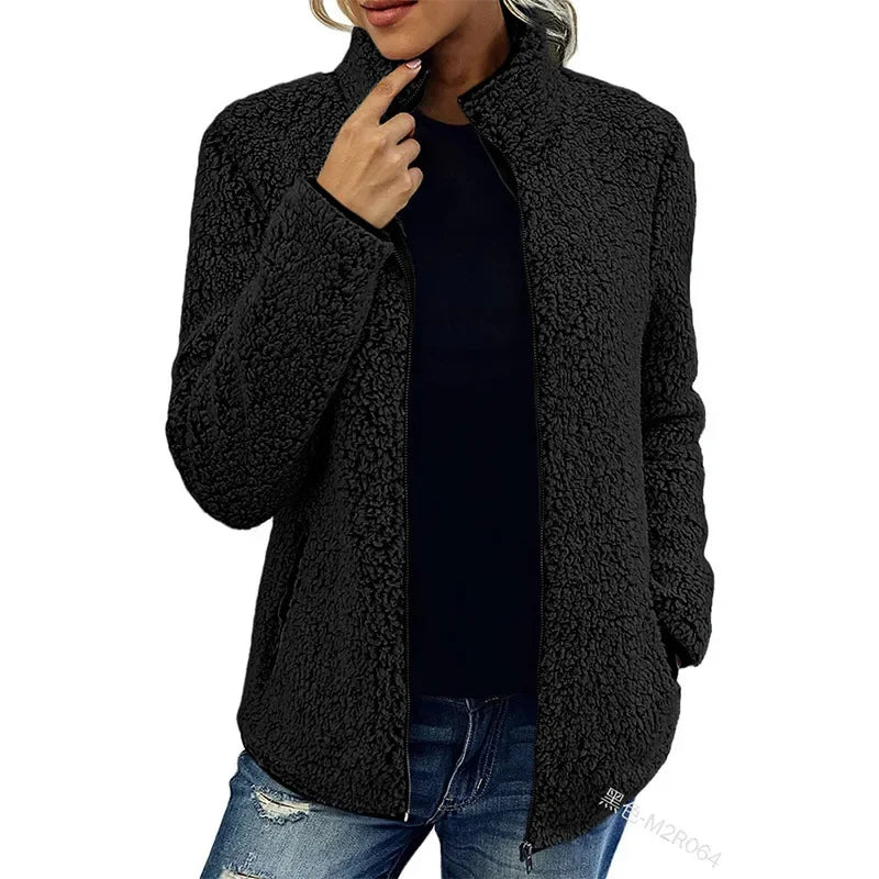 Chaqueta polar de invierno para mujer | tryne