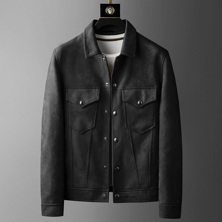Hernan | Abrigo Casual Otoño Retro Solapa Hombre