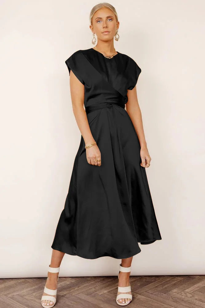 Lotte | Elegante vestido de fiesta de satén de seda