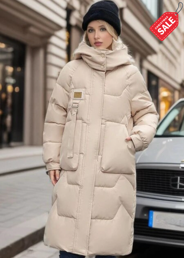 Quinn | Chaqueta abullonada alargada
