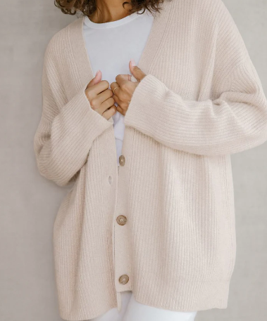 Chaqueta de cachemira Cocoon