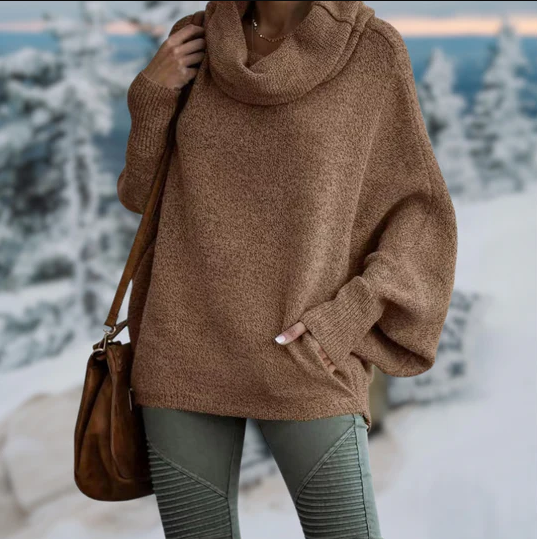 Liana | Elegante jersey de cuello alto para mujer