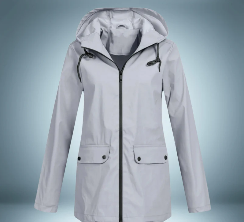 Mackintosh de goma en azul