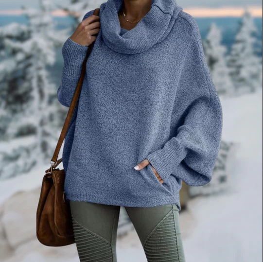 Liana | Elegante jersey de cuello alto para mujer