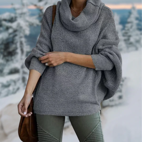 Liana | Elegante jersey de cuello alto para mujer