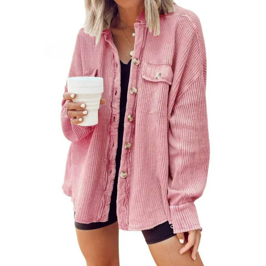 Chaqueta de pana Trinity | con capucha irregular