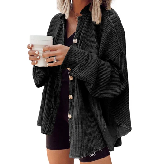Chaqueta de pana Trinity | con capucha irregular