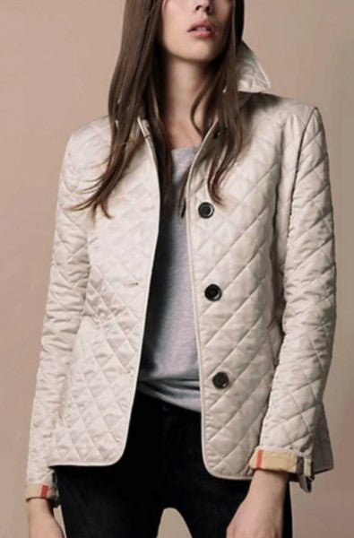 Chaqueta Evie slim de seda y algodón