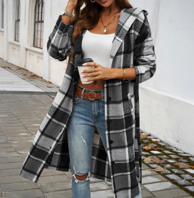 Diana | chaqueta casual con capucha para mujer
