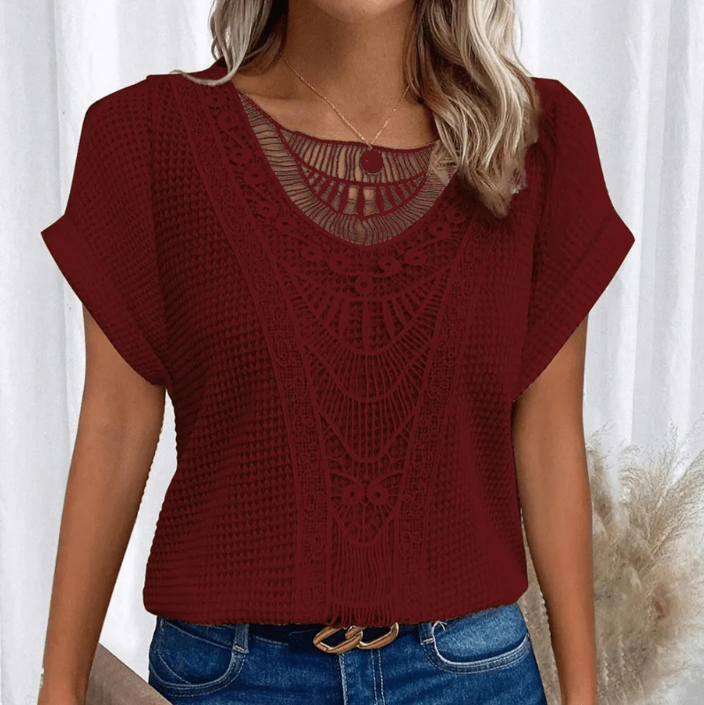 Blusa Amelia de mujer - Lujosa y vaporosa