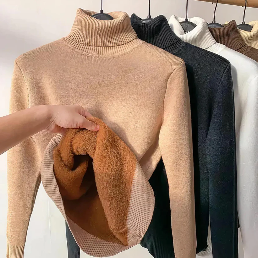 Isabella | elegante jersey de cuello alto para mujer
