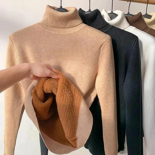 Isabella | elegante jersey de cuello alto para mujer