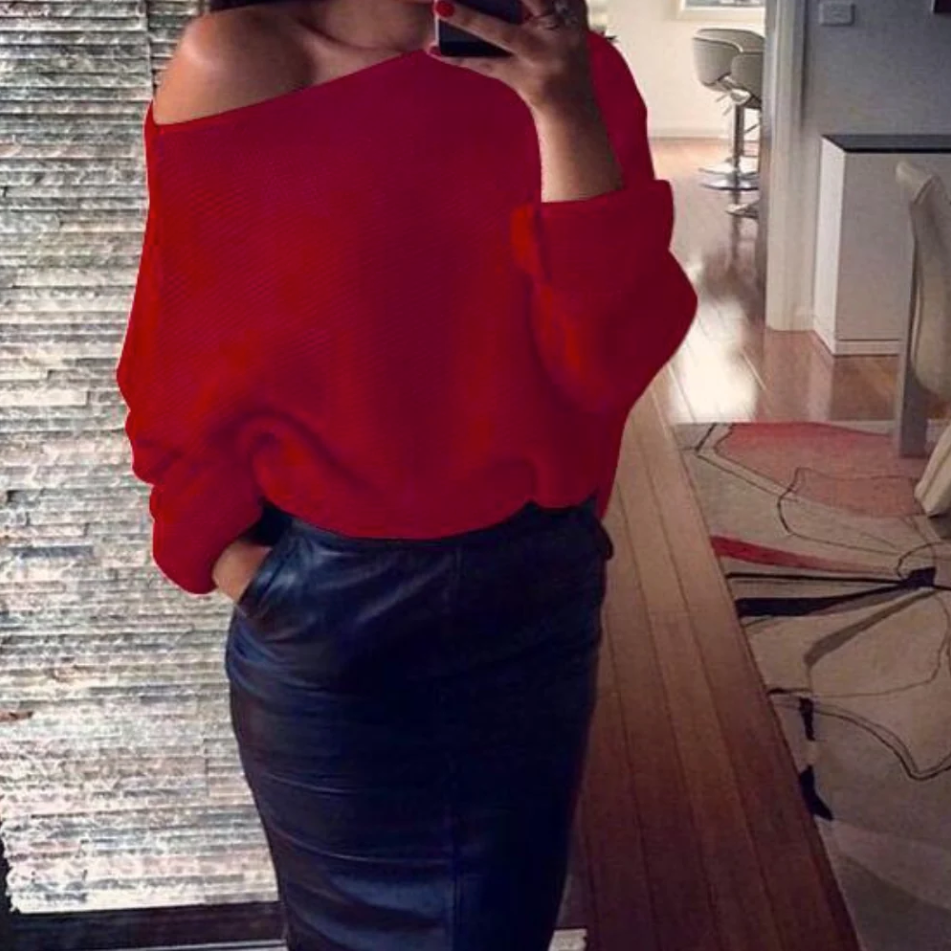 Mirka | elegante jersey sin hombros para mujer