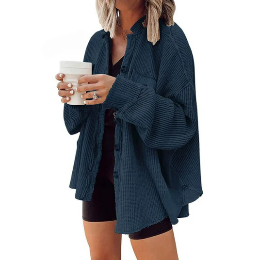 Chaqueta de pana Trinity | con capucha irregular