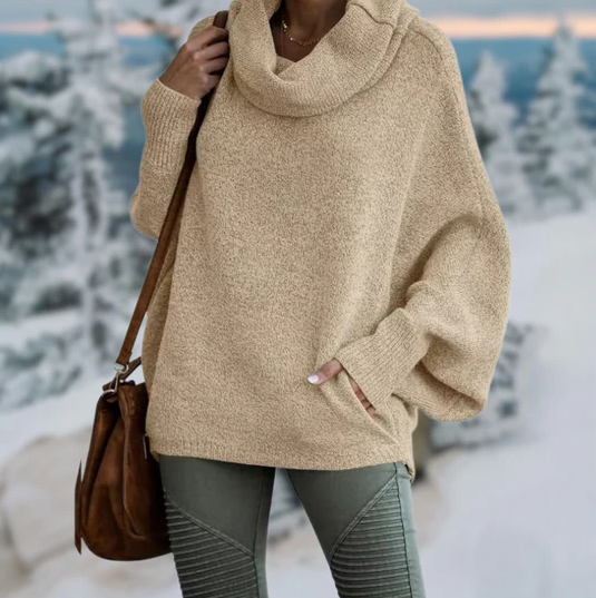 Liana | Elegante jersey de cuello alto para mujer