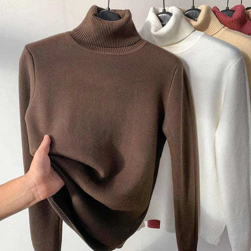 Isabella | elegante jersey de cuello alto para mujer