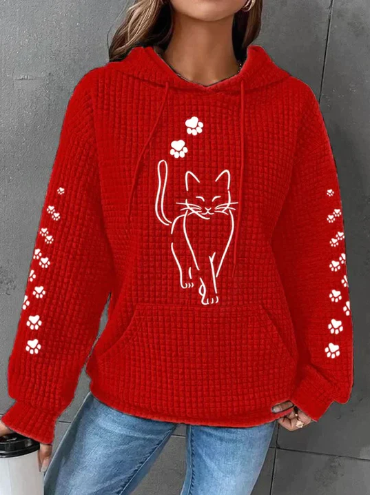 Maya l cómoda y cálida sudadera con capucha para mujer