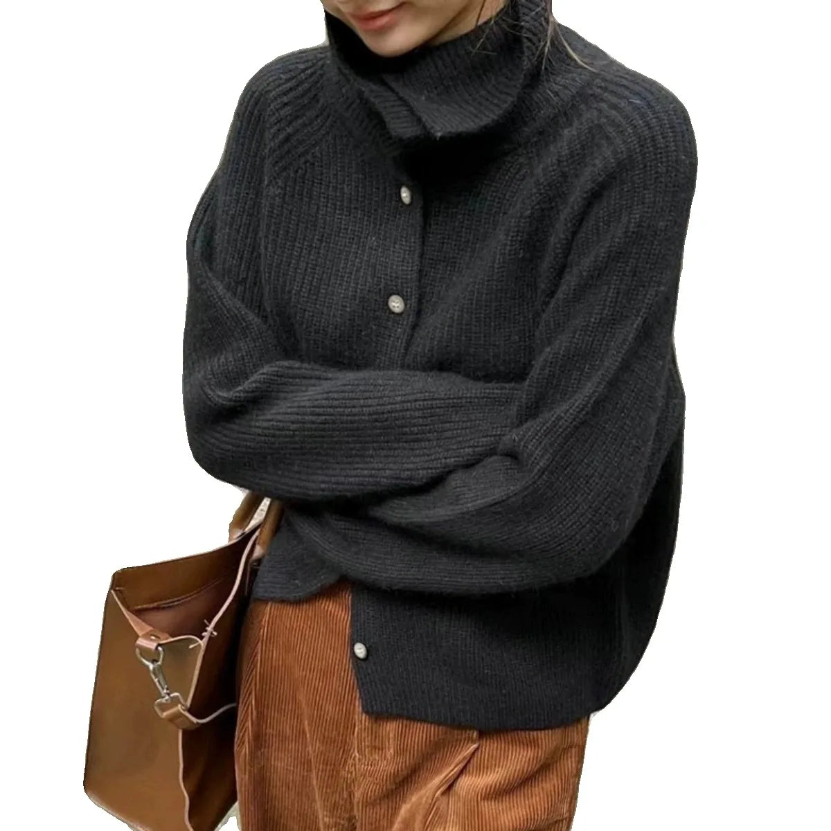 Mira | Elegante chaleco de cuello alto para mujer