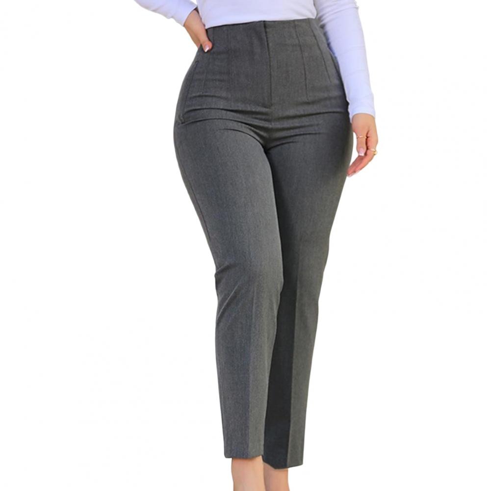Allegra Hose - Pantalones slim de cintura alta para mujer, para un look elegante