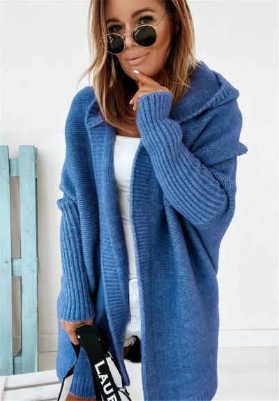 Jessiana - Chaqueta de punto acanalada para mujer