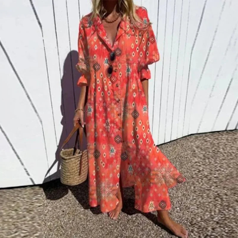 Vestido boho elegante