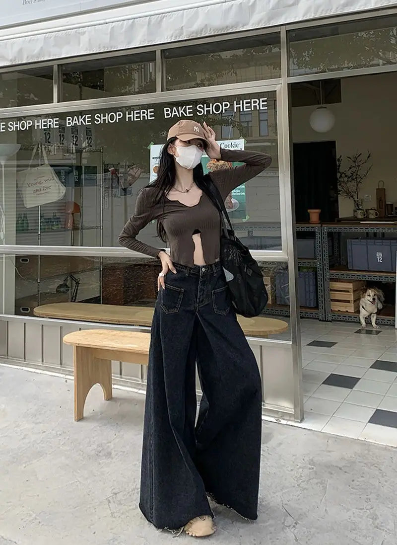 Cleora -Vintage jeans con cintura alta