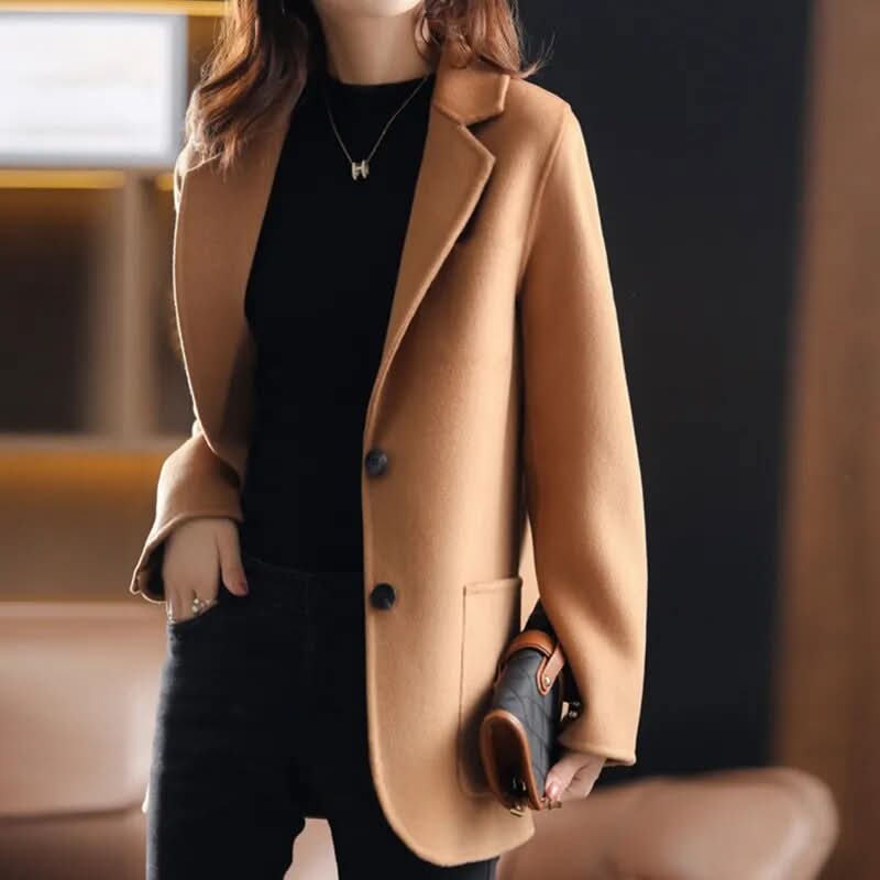 Elegante blazer de tweed: cálido, elegante y resistente para mujer