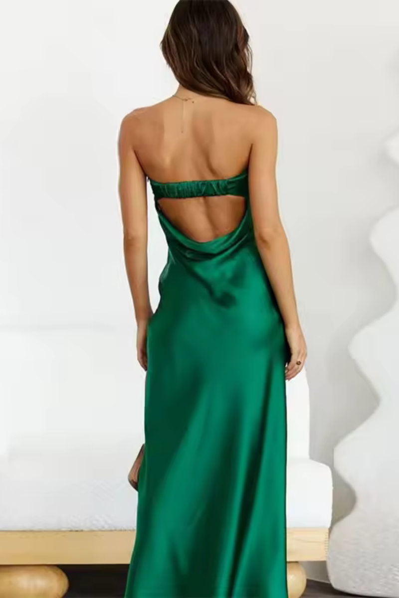 Thalia | Vestido largo tubo verano