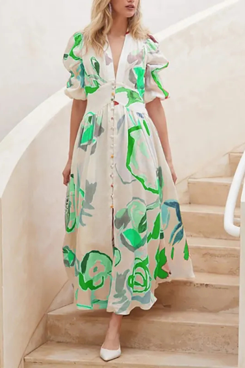 Thalyria | Vestido de verano de manga corta