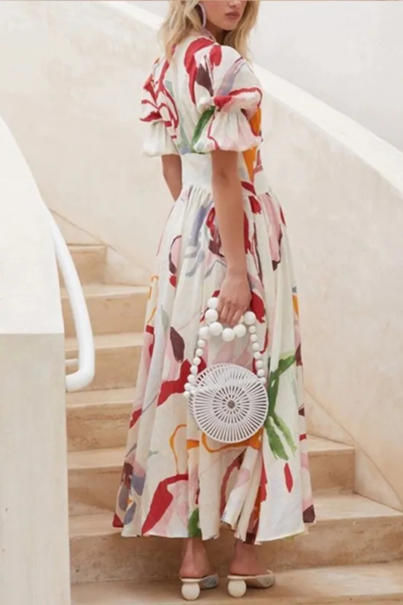Thalyria | Vestido de verano de manga corta