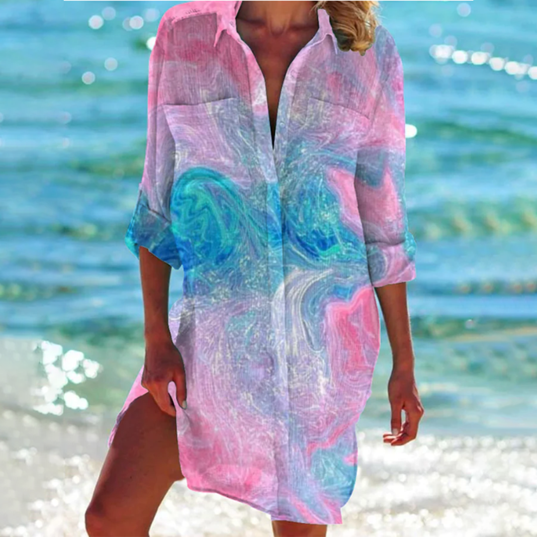 Vestido de verano colorido con encanto bohemio