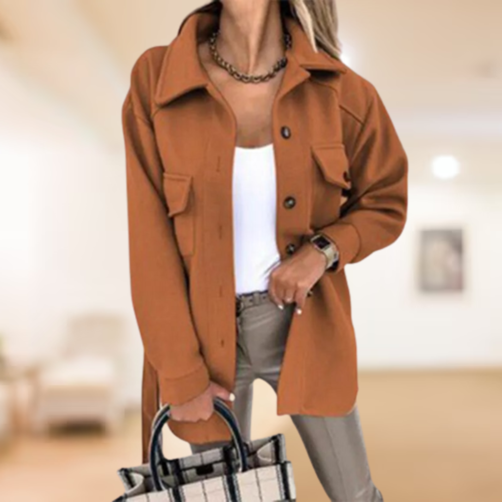 Abrigo con botones de polo | Friederike