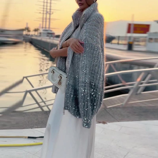 Halina™ | Jersey de lujo con elegantes detalles