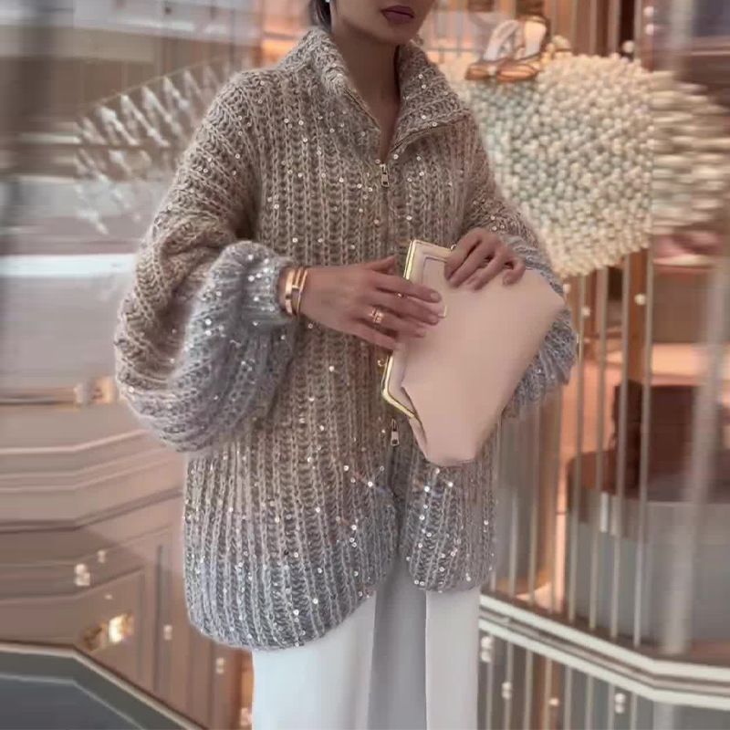 Halina™ | Jersey de lujo con elegantes detalles