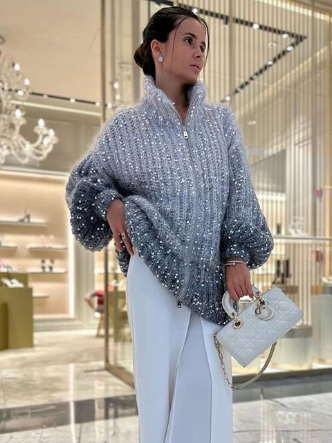 Halina™ | Jersey de lujo con elegantes detalles