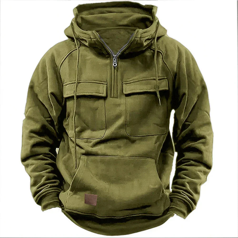 Kaiser | Cálida sudadera con media cremallera