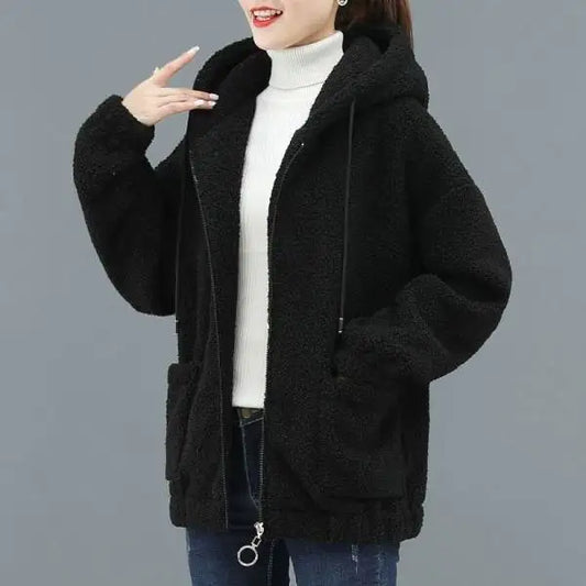 Lara | Chaqueta polar con capucha para mujer