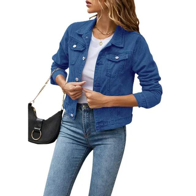 Chaqueta vaquera para mujer | Elegante | Duradera y cómoda | Perfecta para primavera y verano