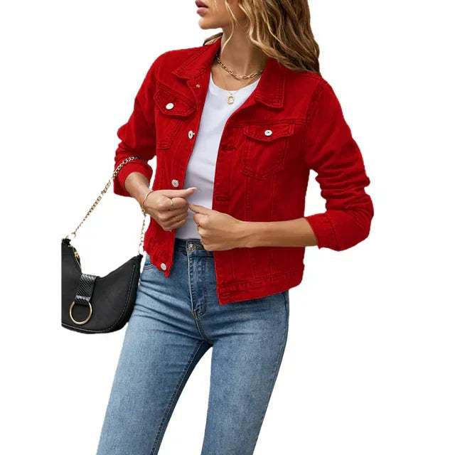 Chaqueta vaquera para mujer | Elegante | Duradera y cómoda | Perfecta para primavera y verano