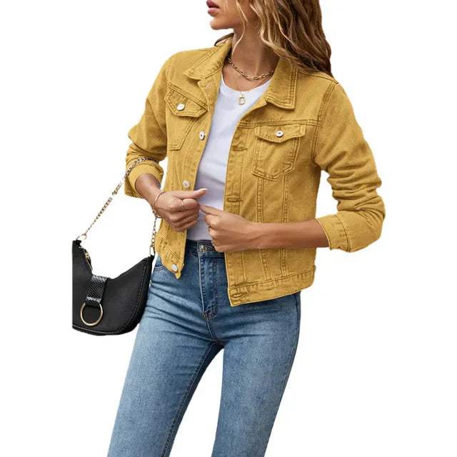 Chaqueta vaquera para mujer | Elegante | Duradera y cómoda | Perfecta para primavera y verano