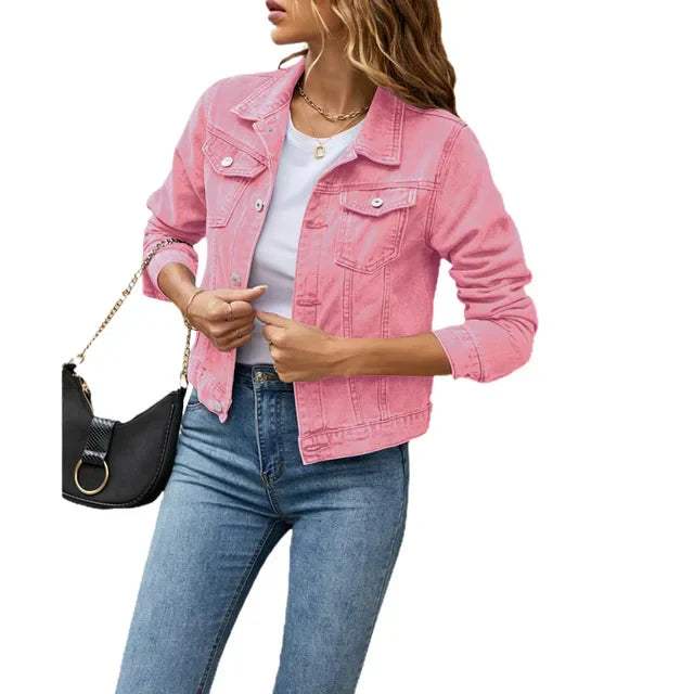 Chaqueta vaquera para mujer | Elegante | Duradera y cómoda | Perfecta para primavera y verano