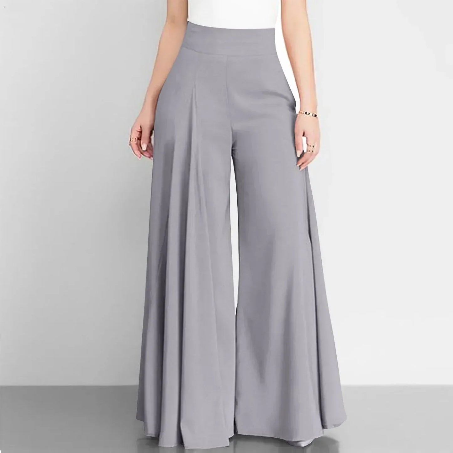 Pantalones elegantes con cintura alta