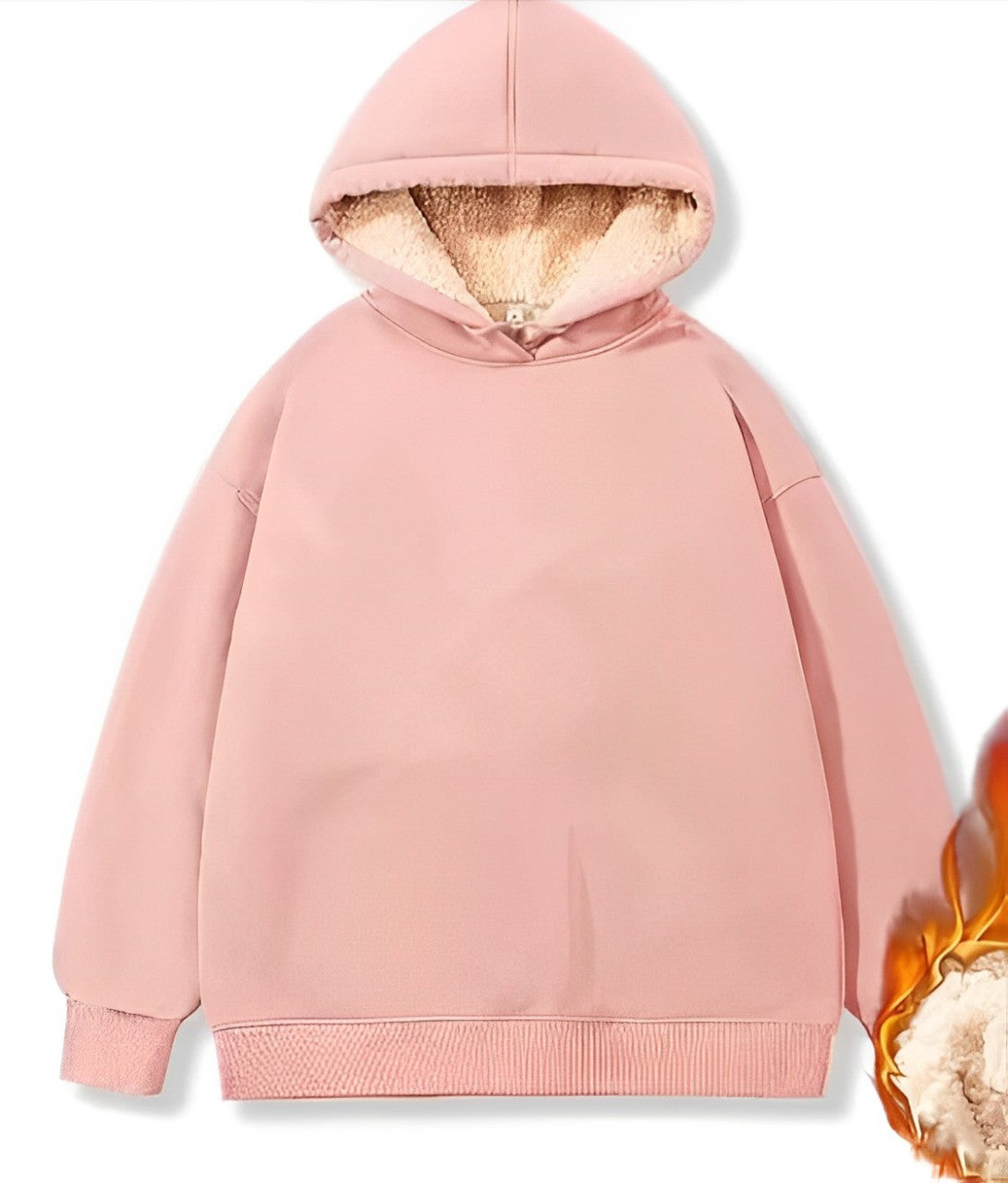 Mila | Chaqueta con capucha de forro polar Sherpa para mujer