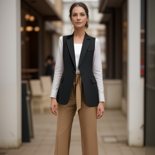 Iris - Elegante blazer sin mangas para mujer