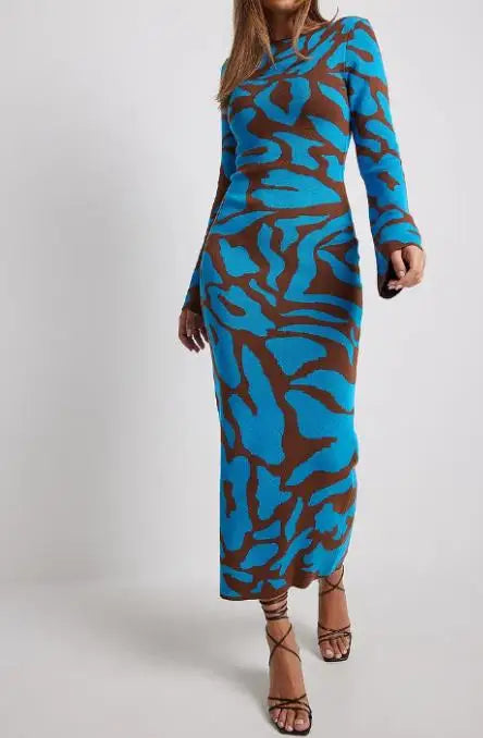 Blossoms: Colección de vestidos largos primavera-otoño 2024 para señora