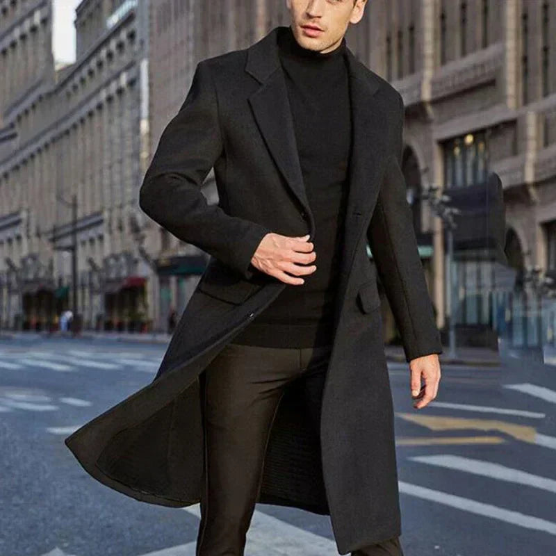 Chaqueta de invierno cálida e impermeable para hombre
