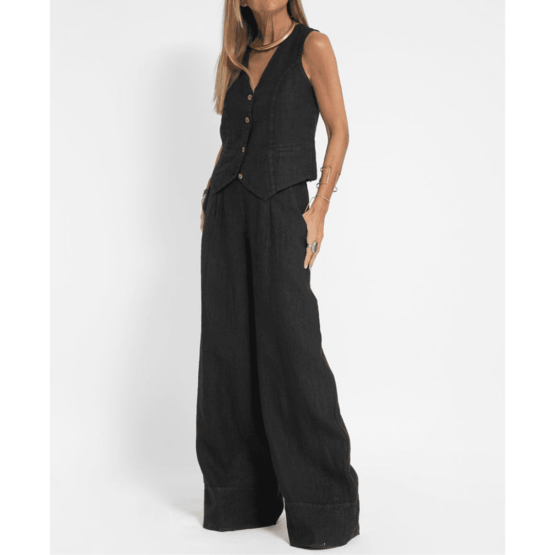 Traje de lino para mujer