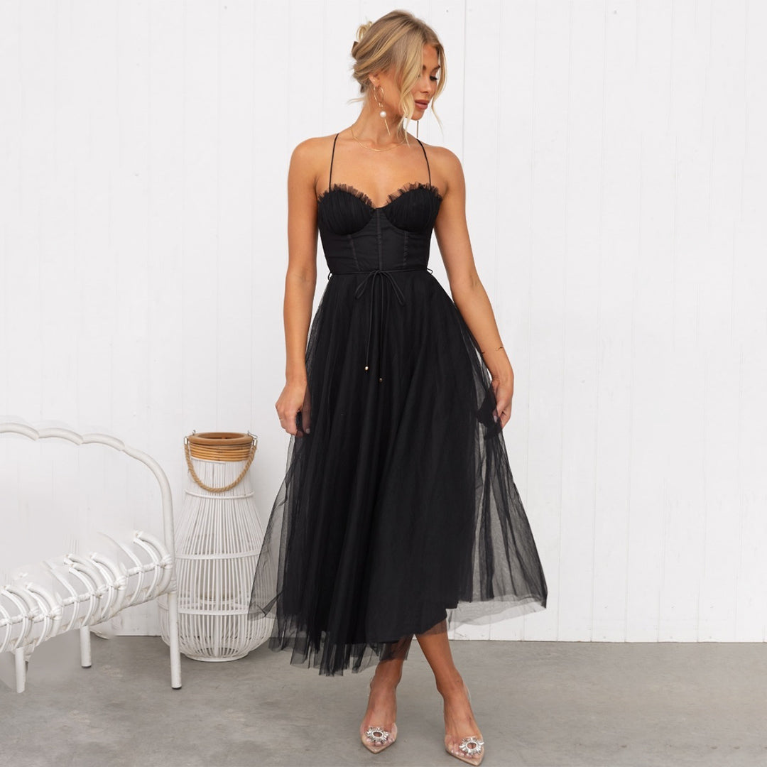 Vestido midi de fiesta para mujer